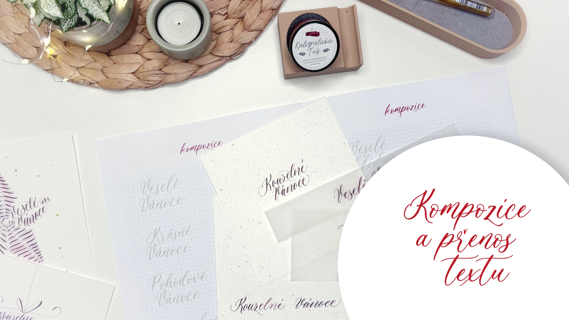 Kompozice a přenos textu na přání